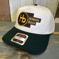 Hermosa Beach THE NEW STYLE Mid Profile Baseball Cap - Dark Green/Natural