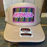 Hermosa Beach HERMOSA'84 High Crown Trucker Hat - Khaki