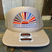 Hermosa Beach MUY HERMOSA High Crown "Air Mesh" Trucker Hat - Khaki