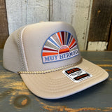 Hermosa Beach MUY HERMOSA High Crown "Air Mesh" Trucker Hat - Khaki