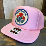 CALIFORNIA POPPY High Crown "Air Mesh" Trucker Hat - Pink