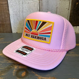 Hermosa Beach MUY HERMOSA High Crown "Air Mesh" Trucker Hat - Pink