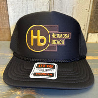 Hermosa Beach THE NEW STYLE High Crown "Air Mesh" Trucker Hat - Black