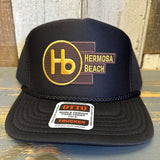 Hermosa Beach THE NEW STYLE High Crown "Air Mesh" Trucker Hat - Black