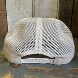 Hermosa Beach PIER AVE Brushed Rope Trucker Hat - Eggshell