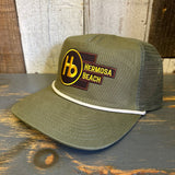 Hermosa Beach THE NEW STYLE Brushed Rope Trucker Hat - Cactus Green