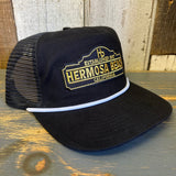 Hermosa Beach ARE YOU ESTABLISHED? Brushed Rope Trucker Hat - Black