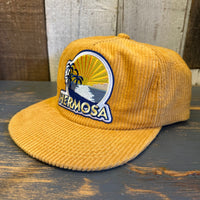 Hermosa Beach WELCOME SIGN Corduroy Field Trip Hat - SUN YELLOW