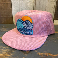 Hermosa Beach TUBULAR Corduroy Field Trip Hat - Blush Pink