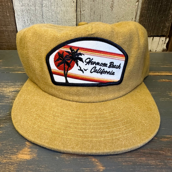 Hermosa Beach RETRO SUNSET Washed Cotton Field Trip Hat - Sun