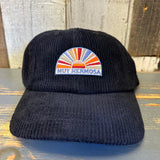 Hermosa Beach MUY HERMOSA - COASTAL EDITION Corduroy Dad Hat - Black