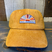 Hermosa Beach MUY HERMOSA - COASTAL EDITION Corduroy Dad Hat - Sun Yellow