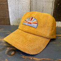 Hermosa Beach MUY HERMOSA - COASTAL EDITION Corduroy Dad Hat - Sun Yellow