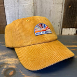 Hermosa Beach MUY HERMOSA - COASTAL EDITION Corduroy Dad Hat - Sun Yellow