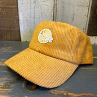 Hermosa Beach CLASSIC MINI LOGO Corduroy Dad Hat - Sun Yellow