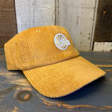 Hermosa Beach CLASSIC MINI LOGO Corduroy Dad Hat - Sun Yellow