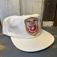 SMOKEY BEAR :: ONLY YOU CAN PREVENT FOREST FIRES Brushed Cotton Field Trip Snapback Hat - Eggshell