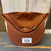 Hermosa Beach HERMOSA AVE Brushed Cotton Field Trip Strapback Hat - Rust