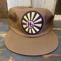 Hermosa Beach SUNBEAMS Brushed Cotton Field Trip Snapback Hat - Dune