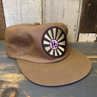 Hermosa Beach SUNBEAMS Brushed Cotton Field Trip Snapback Hat - Dune