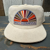 Hermosa Beach MUY HERMOSA - COASTAL EDITION Waffle Corduroy Field Trip Hat - Eggshell