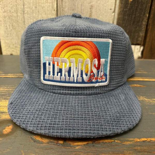 Hermosa Beach 72 & SUNNY Waffle Corduroy Field Trip Hat - Slate Blue