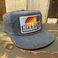 Hermosa Beach 72 & SUNNY Waffle Corduroy Field Trip Hat - Slate Blue