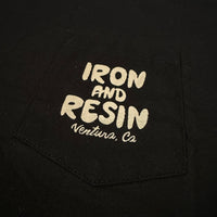 KEEP ON SURFIN' Pocket Tee - Black