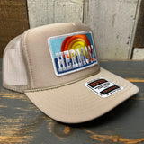 Hermosa Beach 72 & SUNNY High Crown Trucker Hat (Khaki)