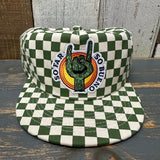 SO FAR :: SO BUENO Checkerboard Field Trip™ Hat - Cactus Green/White