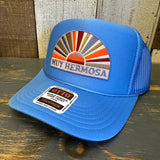 Hermosa Beach MUY HERMOSA High Crown Trucker Hat - Col. Blue