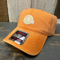 Hermosa Beach CLASSIC MINI LOGO Low Profile Dad Hat - Pumpkin Orange