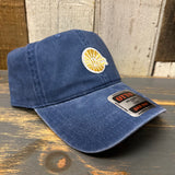 Hermosa Beach CLASSIC MINI LOGO Low Profile Dad Hat - Navy Blue