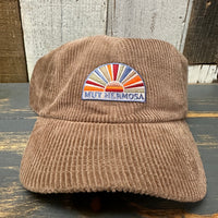 Hermosa Beach MUY HERMOSA :: COASTAL EDITION Corduroy Dad Hat - Dune Brown