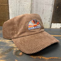 Hermosa Beach MUY HERMOSA :: COASTAL EDITION Corduroy Dad Hat - Dune Brown