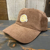 Hermosa Beach CLASSIC MINI LOGO Corduroy Dad Hat - Dune Brown