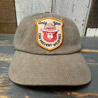 SMOKEY BEAR :: ONLY YOU CAN PREVENT WILDFIRES Washed Cotton Field Trip Hat - Scout Brown