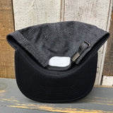 Hermosa Beach SURF HERMOSA :: OPEN DAILY Mid Profile Strapback Hat - Heather Black