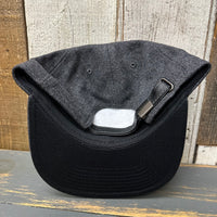 Hermosa Beach ARE YOU ESTABLISHED? Mid Profile Strapback Hat - Heather Black