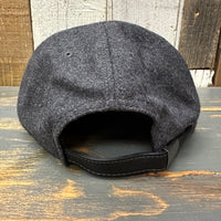 Hermosa Beach ROPER Mid Profile Strapback Hat - Heather Black