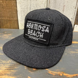 Hermosa Beach ROPER Mid Profile Strapback Hat - Heather Black