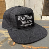 Hermosa Beach ROPER Mid Profile Strapback Hat - Heather Black