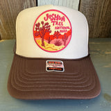 JOSHUA TREE NATIONAL PARK High Crown Trucker Hat - Brown/Tan/Brown