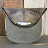 Hermosa Beach RETRO SUNSET Five-Panel Trucker Cap - Pale Khaki/ Loden Green