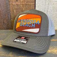 Hermosa Beach GOLF CARTS & YOGA PANTS Five-Panel Trucker Cap - Beetle Green/Quarry