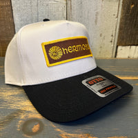 Hermosa Beach AS REAL AS THE STREETS 5 Panel Mid Profile Cap - Black/Natural