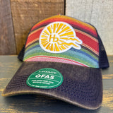 Hermosa Beach CLASSIC LOGO Five-Panel Trucker Cap - Poncho