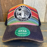 SOUTH BAY SURF (Black Patch) Five-Panel Trucker Cap - Poncho