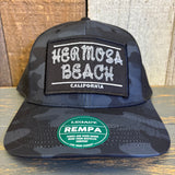 Hermosa Beach ROPER Mid-Pro Adjustable Cap - Black Camo