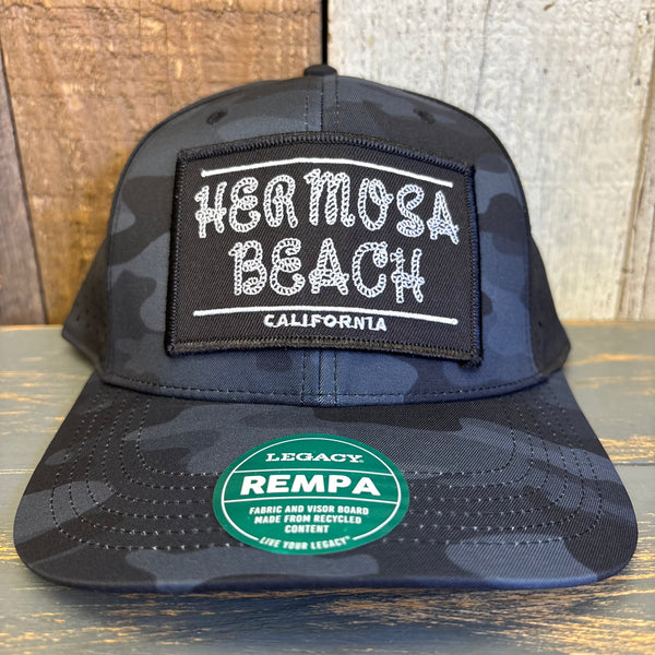 Hermosa Beach ROPER Mid-Pro Adjustable Cap - Black Camo